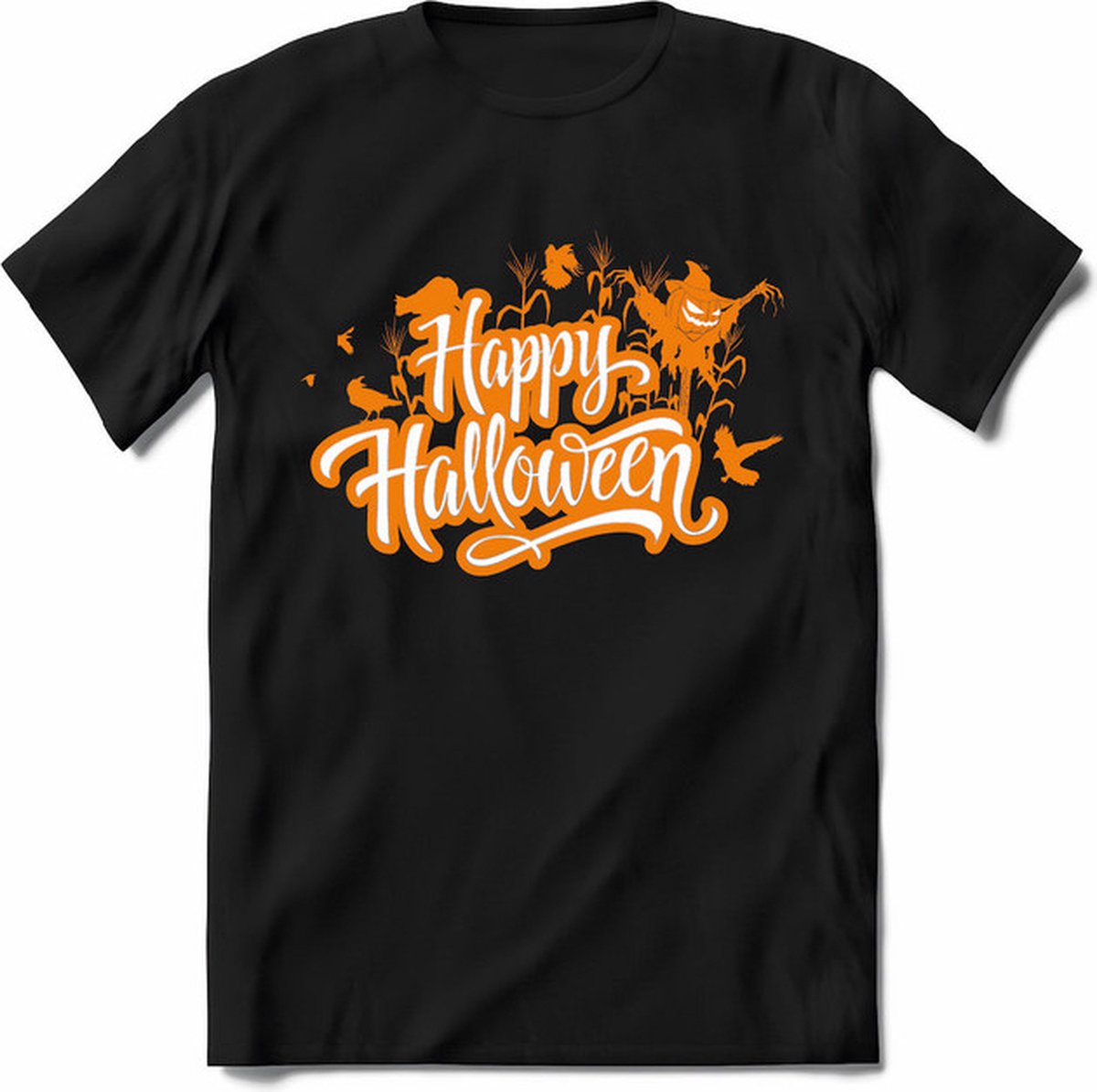 Halloween T-Shirt | Horror  Kleding Heren / Dames | Weerwolf , Monster , Vleermuis en Pompoen  Shirt |